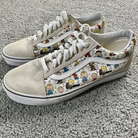 Vans Peanuts Collaboration Other - Vans x Peanuts Old Skool 'Snoopy' and Peanuts Sneakers - Size 10 - EUC Like New